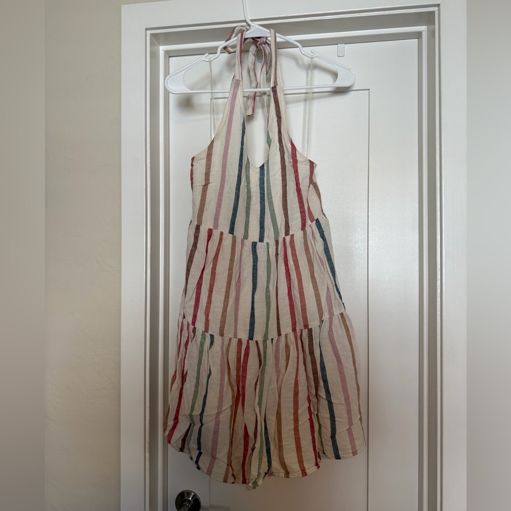 American Eagle Outfitters Multicolor Striped dress halter